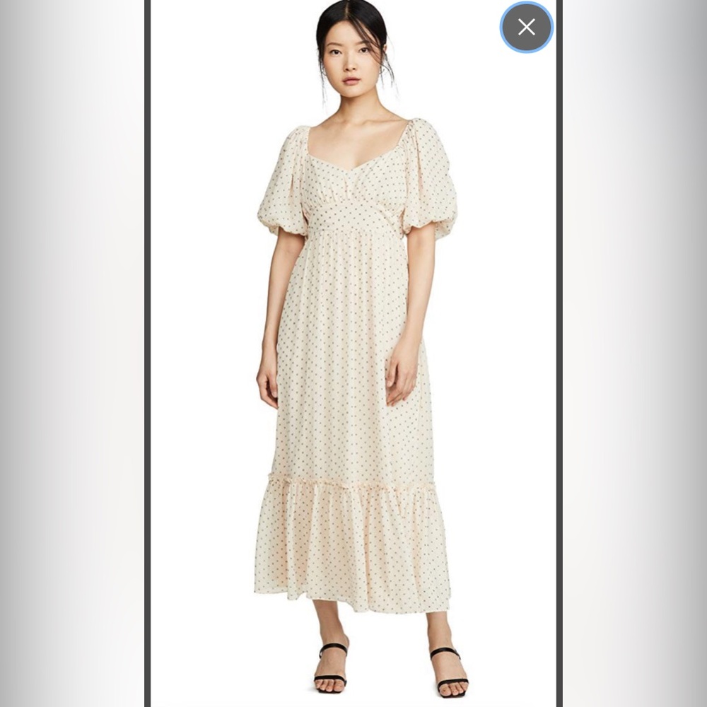 English factory puff sleeve dress